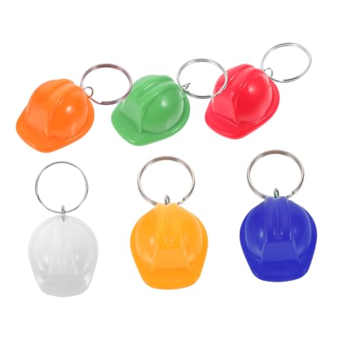 HOMOBABE 6 Stück Bauhut Schlüsselanhänger Miniatur Bauhüte Mini Bau Ornamente Mini Hard Hat Bau Party Gastgeschenke Schlüsselanhänger Zubehör Zubehör Bulk Kunststoff HOMOBABE 6 Stück Bauhut Schlüsselanhänger Miniatur Bauhüte Mini Bau Ornamente Mini Hard Hat Bau Party Gastgeschenke Schlüsselanhänger Zubehör Zubehör Bulk Kunststoff von HOMOBABE