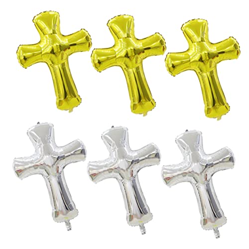 HOMOBABE 6 Stück Luftballons zur Taufe party zubehör partyzubehör kindertagel Festlichkeit kinderküche hochzeitsdeko Partyballons Babyparty -Dekoration Aluminiumfolie HOMOBABE 6 Stück Luftballons zur Taufe party zubehör partyzubehör kindertagel Festlichkeit kinderküche hochzeitsdeko Partyballons Babyparty -Dekoration Aluminiumfolie von HOMOBABE