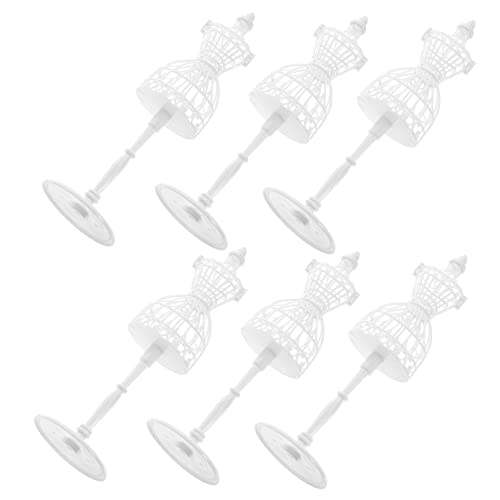 HOMOBABE 6 Stück Miniatur Puppenständer Elegante Kleidungsstücke für Puppen Mannequin Ständer für Präsentation ohne Falten von HOMOBABE