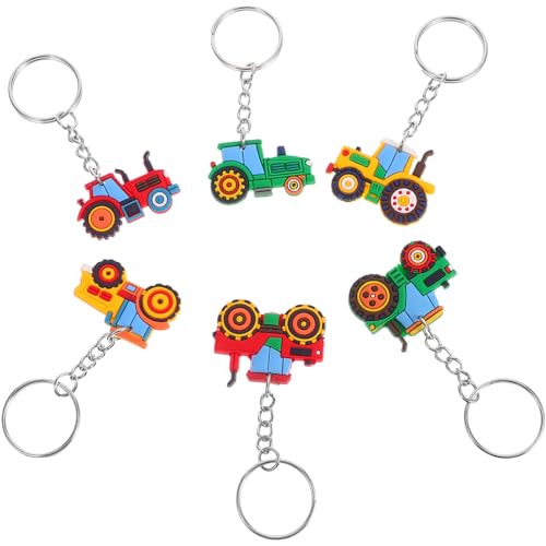 HOMOBABE 6Stücke Farmfahrzeug Schlüsselanhänger Niedliche Schlüsselbund für Partygäste Belohnungen und Goody Bag Preise für Erntezeitfeiern HOMOBABE 6Stücke Farmfahrzeug Schlüsselanhänger Niedliche Schlüsselbund für Partygäste Belohnungen und Goody Bag Preise für Erntezeitfeiern von HOMOBABE