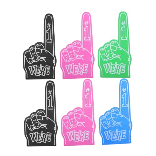 HOMOBABE 6pcs Eva Foam Handfingerhärme Wiederverwendbare Cheerleader -requisiten Für Sportaktivitäten Für Sportveranstaltungen Und Partybevorzugungen Jubeln Und Feiern HOMOBABE 6pcs Eva Foam Handfingerhärme Wiederverwendbare Cheerleader -requisiten Für Sportaktivitäten Für Sportveranstaltungen Und Partybevorzugungen Jubeln Und Feiern von HOMOBABE