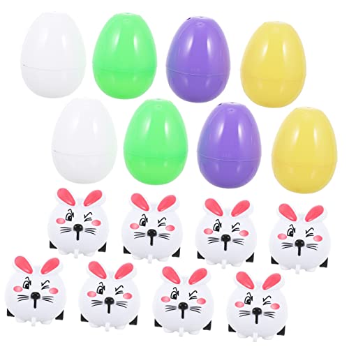 HOMOBABE 8 Sätze Hasenwagen-Eier ostern für DIY süßigkeiten aufbewahrung osterpresente ostern gefülltes ei Osterspielzeug Ostervorräte Plastik Colorful HOMOBABE 8 Sätze Hasenwagen-Eier ostern für DIY süßigkeiten aufbewahrung osterpresente ostern gefülltes ei Osterspielzeug Ostervorräte Plastik Colorful von HOMOBABE