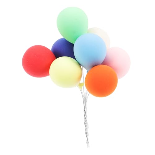 HOMOBABE 8 Stück Miniatur Luftballons Teiliges Set für Puppenhaus Dekoration und Mikrolandschaften Verzierung für Diy Projekte und Besondere Anlässe von HOMOBABE