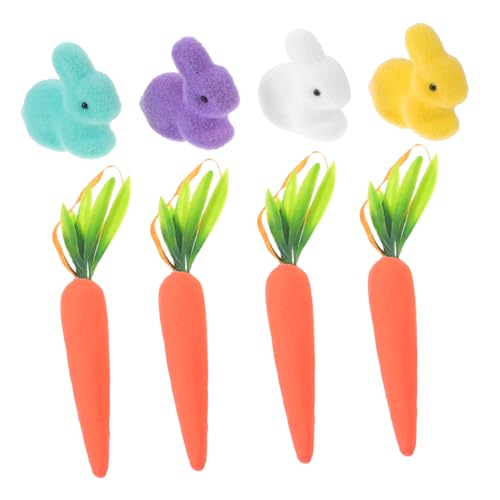 HOMOBABE 8 Stück Osterhase Kaninchen Plüsch Karotten für Dekorationen Bunny hasenfiguren Frühlingsdeko gartendeko rostoptik Cute Decoration Osterdeko Hasenstatuen Urlaubsornamente Schaum HOMOBABE 8 Stück Osterhase Kaninchen Plüsch Karotten für Dekorationen Bunny hasenfiguren Frühlingsdeko gartendeko rostoptik Cute Decoration Osterdeko Hasenstatuen Urlaubsornamente Schaum von HOMOBABE