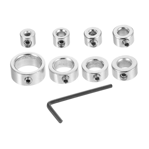 HOMOBABE 8 Stück Teiliges Bohrer Stoppring Set Tiefenanschlagringe für Präzise Holzbearbeitung Verstellbar aus Hochfestem mit Praktischem Schlüssel zur Einfachen Installation HOMOBABE 8 Stück Teiliges Bohrer Stoppring Set Tiefenanschlagringe für Präzise Holzbearbeitung Verstellbar aus Hochfestem mit Praktischem Schlüssel zur Einfachen Installation von HOMOBABE