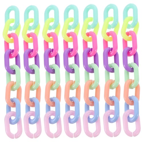 HOMOBABE 800 Stück Acryl Verbindungsringe Bunte Offene Kettenglieder für DIY Schmuckherstellung Handtaschenriemen Schlüsselanhänger und Hosenketten Zubehör HOMOBABE 800 Stück Acryl Verbindungsringe Bunte Offene Kettenglieder für DIY Schmuckherstellung Handtaschenriemen Schlüsselanhänger und Hosenketten Zubehör von HOMOBABE