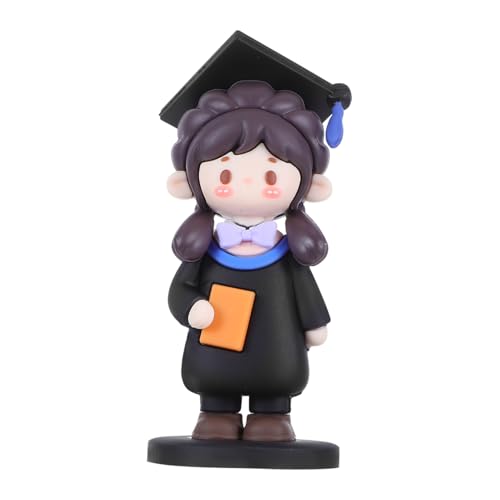 HOMOBABE Abschlussfeier Dekorationen Doctor Cake Topper Figurine für Abschlüsse Weicher Stilvolle Tortenfigur für Pflege und Doktorabschlüsse Vielseitige Dekoration für Feiern und von HOMOBABE