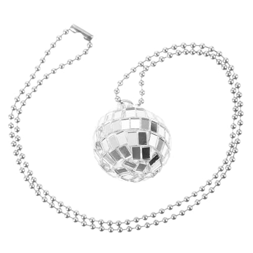 HOMOBABE Disco Kugel Halskette für Damen Dekorative Halskette im Vintage Stil Party Accessoires für Nachtclubs und Diskotheken aus Langlebigen Materialien Gefertigt HOMOBABE Disco Kugel Halskette für Damen Dekorative Halskette im Vintage Stil Party Accessoires für Nachtclubs und Diskotheken aus Langlebigen Materialien Gefertigt von HOMOBABE