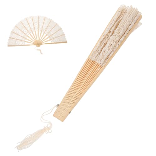 HOMOBABE Eleganter Handfächer aus Faltbarer Handfächer für Tanz Hochzeiten Fotografie Wanddekoration Leicht Tragbar für Sommer von HOMOBABE