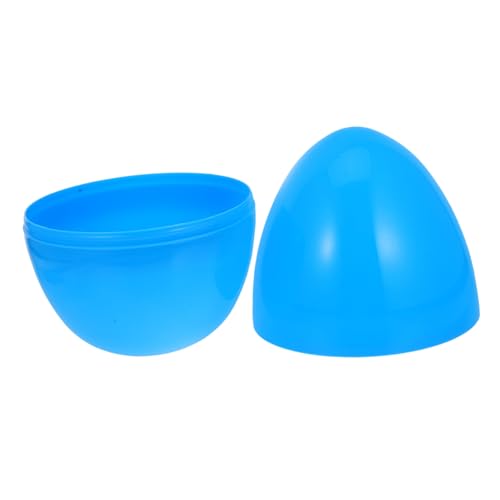 HOMOBABE Füllbare Ostereier für Verlosungen Wiederverwendbare Diy Ostereier Himmelblau für Feste und Dekorationen für Ostern und Kinderüberraschungen von HOMOBABE