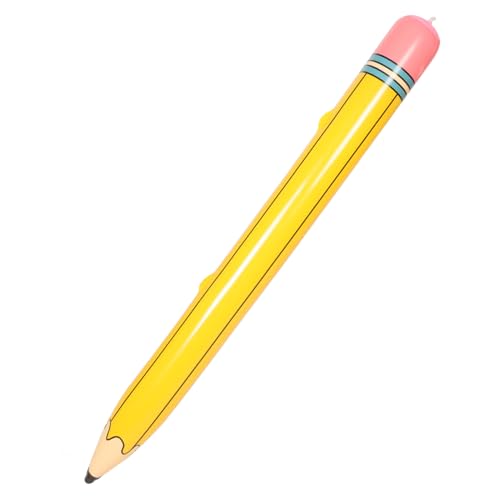 HOMOBABE Giant Inflatable Pencil Toy PVC Jumbo Pencil Prop Bunte Schuldekoration für Klassenzimmer und Partys Lustige Requisiten für Schulanfang und Abschlussfeier von HOMOBABE