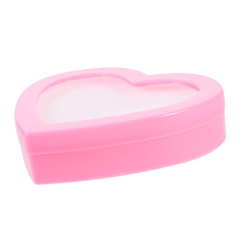 HOMOBABE Herzförmige Schmuckschatulle für Fächer Vielseitige Aufbewahrungsbox für Ringe Ohrringe und Einfach zu Öffnen und Staubdicht für Mädchen HOMOBABE Herzförmige Schmuckschatulle für Fächer Vielseitige Aufbewahrungsbox für Ringe Ohrringe und Einfach zu Öffnen und Staubdicht für Mädchen von HOMOBABE