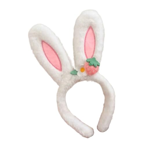 HOMOBABE Kawaii Hasenohren Haarreif für Kostüme und Partys Lustiger Bunny Kopfschmuck für Erwachsene für Ostern Makeup und von HOMOBABE