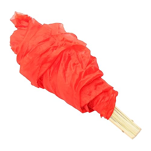HOMOBABE Langer Bauchtanz Seidenfächer für Damen Handgefertigter Faltfächer Strahlendem Rot für Tanzauftritte und Bühnenperformances für Square Dance Supplies HOMOBABE Langer Bauchtanz Seidenfächer für Damen Handgefertigter Faltfächer Strahlendem Rot für Tanzauftritte und Bühnenperformances für Square Dance Supplies von HOMOBABE
