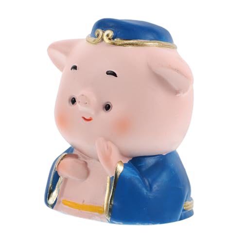 HOMOBABE Miniatur-schweinchen-ornament, Dekorative Schweinchen-figur Aus Kunstharz, Dekorative Tisch-miniatur-schweinchen-statue, Modell Für Schreibtisch, Regaldekoration HOMOBABE Miniatur-schweinchen-ornament, Dekorative Schweinchen-figur Aus Kunstharz, Dekorative Tisch-miniatur-schweinchen-statue, Modell Für Schreibtisch, Regaldekoration von HOMOBABE