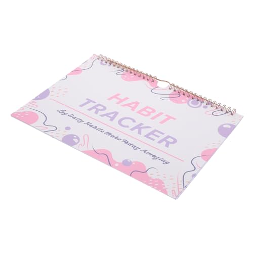 HOMOBABE Monatlicher Habit Tracker Planer Spiralbindung Metallband Motivationskalender Undatiert Vielseitig Einsetzbar als Zielplaner Workout Tracker Schlaf und Stimmungstagebuch für HOMOBABE Monatlicher Habit Tracker Planer Spiralbindung Metallband Motivationskalender Undatiert Vielseitig Einsetzbar als Zielplaner Workout Tracker Schlaf und Stimmungstagebuch für von HOMOBABE