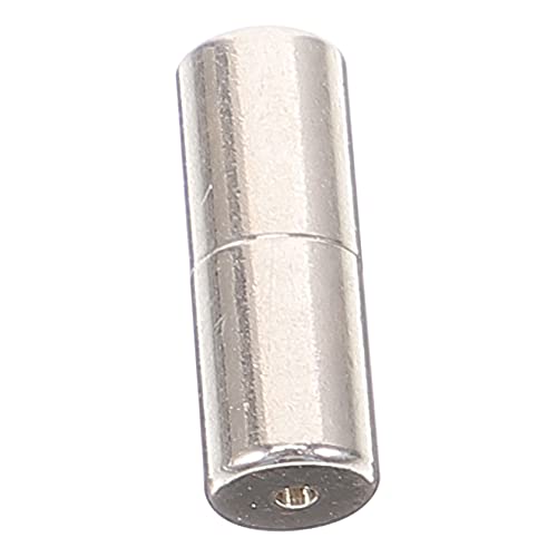 HOMOBABE Silber Schraubverschluss für Schmuck DIY Rundes Perlen Endstück Vergoldet Langlebiger Schmuckverschluss für Halsketten Armbänder Vielseitig und Kompakt zum Reparieren und von HOMOBABE