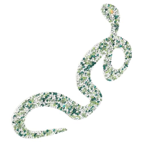 HOMOBABE Snakeshape Bügelpatch Grün mit Heißschmelzendem Rückkleber Vielseitiger Aufnäher zum Aufbügeln und Nähen Langlebiges Hautfreundliches DIY Textilflicken für Jacken Kleidung und HOMOBABE Snakeshape Bügelpatch Grün mit Heißschmelzendem Rückkleber Vielseitiger Aufnäher zum Aufbügeln und Nähen Langlebiges Hautfreundliches DIY Textilflicken für Jacken Kleidung und von HOMOBABE