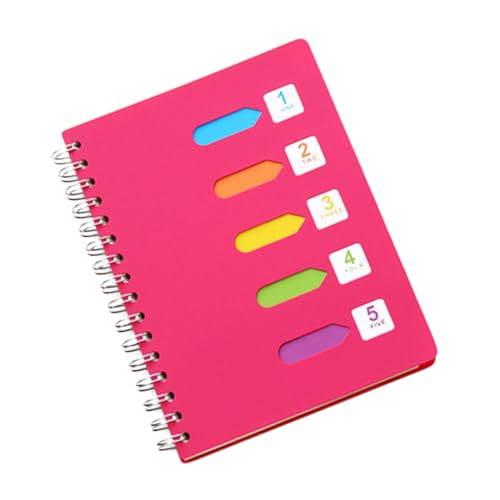 HOMOBABE Spiralblock Notizbuch mit Farbkategorien Dickes Glattes Papier Tagebuch und Notizblock für Schüler Journal Büro Reise und Wochenplanung Mittlere HOMOBABE Spiralblock Notizbuch mit Farbkategorien Dickes Glattes Papier Tagebuch und Notizblock für Schüler Journal Büro Reise und Wochenplanung Mittlere von HOMOBABE