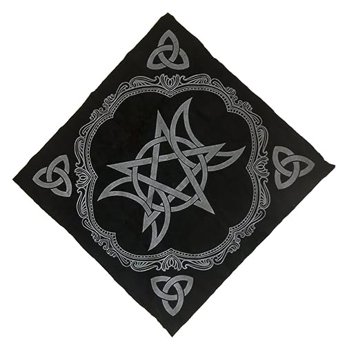 HOMOBABE Tarot Tischdecke aus Hochwertigem Lint Material mit Fünf Punkte Stern Muster Leicht und Tragbar für Tarotspiele zu Hause Freien HOMOBABE Tarot Tischdecke aus Hochwertigem Lint Material mit Fünf Punkte Stern Muster Leicht und Tragbar für Tarotspiele zu Hause Freien von HOMOBABE