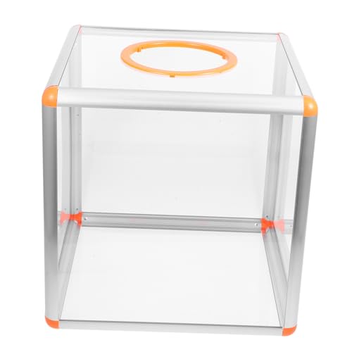 HOMOBABE Transparente Lotteriebox Quadratisch Multifunktional als Losbox Spendenbox und Wahlurne für Meetings Partys und Fundraising Langlebig Sicher Vielseitig Einsetzbar von HOMOBABE