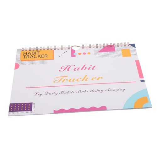 HOMOBABE Undatierter Habit Tracker Planer Wochenübersicht Gewohnheitsjournal für Lernende Einfache Zielverfolgung Praktischer Kalender für Alltag und von HOMOBABE