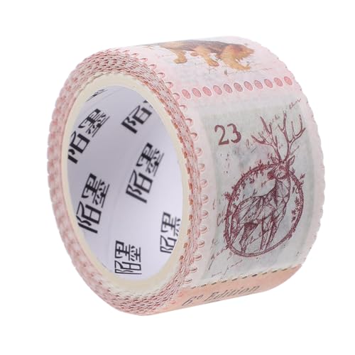 HOMOBABE Vintage Scrapbook Aufkleber DIY Sticker Selbstklebend Retro Briefmarken Motiv für Tagebuch Geschenkverpackung und Bastelarbeiten Leicht Ablösbar für Erwachsene von HOMOBABE