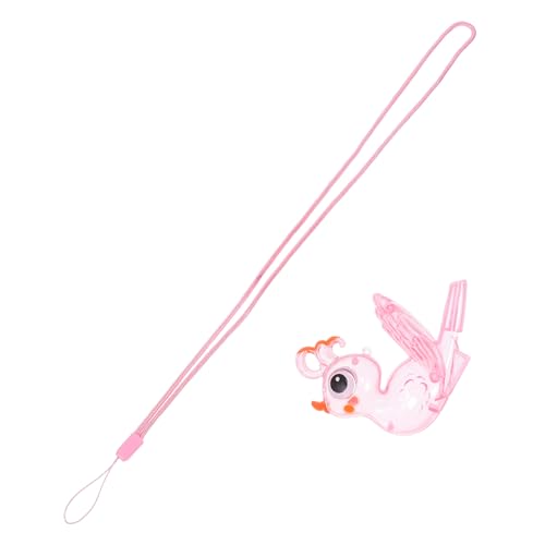 HOMOBABE Vogelpfeife im Pinken Pfauendesign mit Praktischer Tragelanyard Interaktive Spielzeugpfeife mit Realistischen Vogelgeräuschen für für Outdoor Aktivitäten von HOMOBABE
