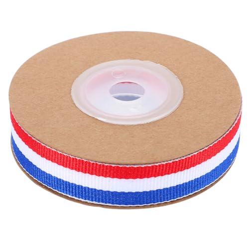 HOMOCONO 1 Rolle Tricolor Ribbon Yards Weiches Geschenkband mit Präzisen Nähten für Diy Projekte Medaillen und Präsentverpackungen für Partys und Besondere Anlässe von HOMOCONO