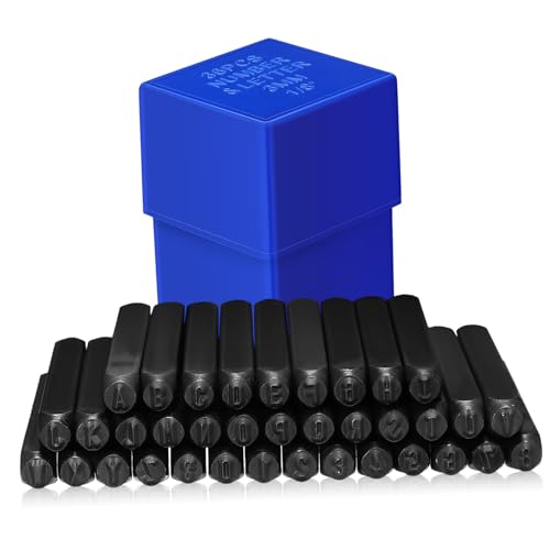 HOMOCONO 1 Satz Metallstempel Teilig Präzise Schlagbuchstaben und Zahlen für Kreative Projekte für Metallbearbeitung Basteln und Beschriftungen HOMOCONO 1 Satz Metallstempel Teilig Präzise Schlagbuchstaben und Zahlen für Kreative Projekte für Metallbearbeitung Basteln und Beschriftungen von HOMOCONO