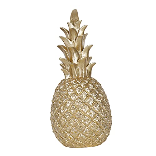 HOMOCONO 1 Stück Goldene Ananas Dekofigur aus Harz Hawaiianische Tischdekoration für Zuhause Wohnzimmer und Garten Realistisches Design Geschenkidee für Geburtstage und Feste Mittlere HOMOCONO 1 Stück Goldene Ananas Dekofigur aus Harz Hawaiianische Tischdekoration für Zuhause Wohnzimmer und Garten Realistisches Design Geschenkidee für Geburtstage und Feste Mittlere von HOMOCONO