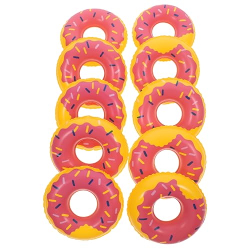 HOMOCONO 10 Stück Mini Schwimmring Deko für Puppenhäuser Teiliges für Kreative Inszenierungen Partys und Kindergeburtstage Wasserspielzeug für Fantasievolles HOMOCONO 10 Stück Mini Schwimmring Deko für Puppenhäuser Teiliges für Kreative Inszenierungen Partys und Kindergeburtstage Wasserspielzeug für Fantasievolles von HOMOCONO