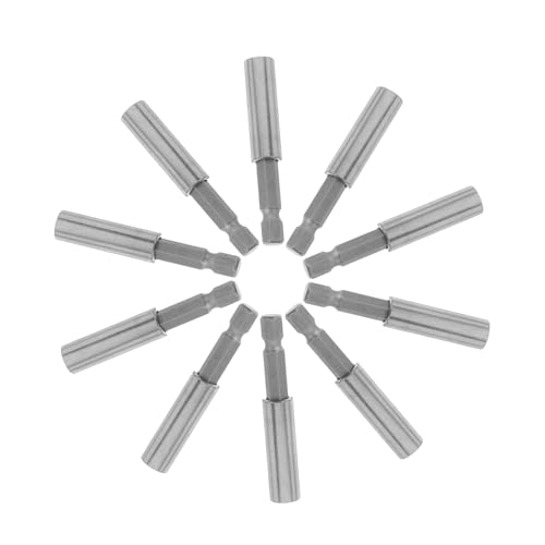 HOMOCONO 10 Stück Teiliges Magnetisches Sechskantschaft Schraubendreher Bit Verlängerungsset für Elektrische Schraubendreher für Heim und Profireparaturen mit Benutzerfreundlichem Design von HOMOCONO