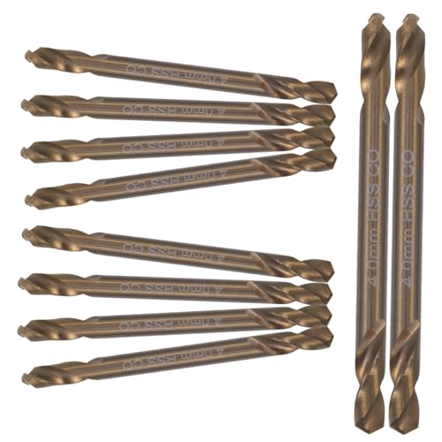 HOMOCONO 10 Teiliges Doppelkopf Bohrer Reibahle Für Metall, Bohrer Für Edelstahl, Schlagbohrer, Bohrer, Zimmerei Reibahle, Bohrer Für Gehärtetes Metall, Stahlbohrer, Bohrer Set von HOMOCONO