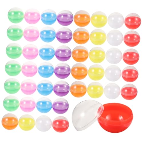 HOMOCONO 100Stücke Befüllbare Transparente Kapseln für Automaten Runde Geschenkkugeln für Süßigkeiten und Kreative Geschenkverpackungen für Partys und Anlässe HOMOCONO 100Stücke Befüllbare Transparente Kapseln für Automaten Runde Geschenkkugeln für Süßigkeiten und Kreative Geschenkverpackungen für Partys und Anlässe von HOMOCONO