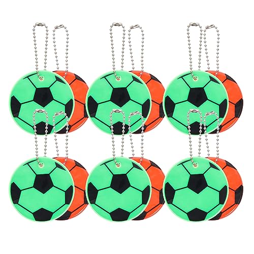 HOMOCONO 12Stücke Teiliges Reflektierendes Fußball Hängedekor für Rucksäcke Material für Kindergeburtstage Fußballvereine und Party Mitgebsel Leuchtendes Design zur HOMOCONO 12Stücke Teiliges Reflektierendes Fußball Hängedekor für Rucksäcke Material für Kindergeburtstage Fußballvereine und Party Mitgebsel Leuchtendes Design zur von HOMOCONO