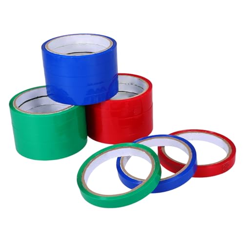 HOMOCONO 18 Rollen Verpackungsband für Gemüse Breites Schweres Klebeband für Supermärkte Effizientes Versiegeln von Tüten zur Bestandskontrolle von HOMOCONO