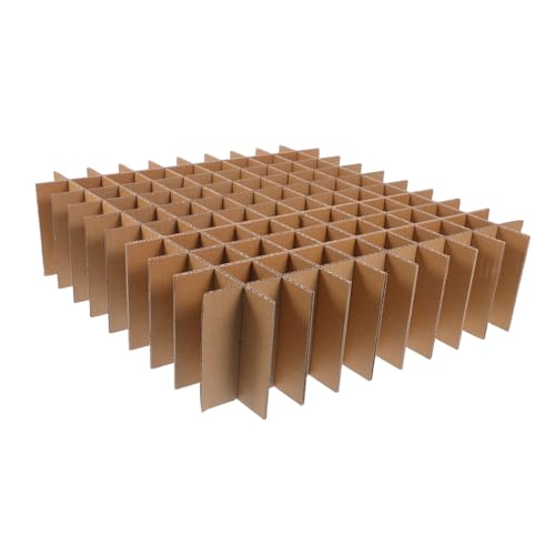 HOMOCONO 18stücke Karton-trennwände Zum Verpacken Braune Wellpappe Kleines Fächergitter Für Versandkarton -trennwand Schutz Für Zerbrechliche Gegenstände Wie Tablett Und Glaswaren HOMOCONO 18stücke Karton-trennwände Zum Verpacken Braune Wellpappe Kleines Fächergitter Für Versandkarton -trennwand Schutz Für Zerbrechliche Gegenstände Wie Tablett Und Glaswaren von HOMOCONO