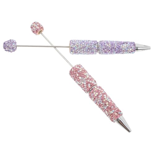 HOMOCONO 2 Diamant Kugelschreiber, Tremor Perlenstifte, Riesige Stifte Mit Diamanten Auf Der Oberseite, Perlenstifte, Perlenstifte In Großen Mengen, Einzigartiges Design Mit Flüssiger von HOMOCONO