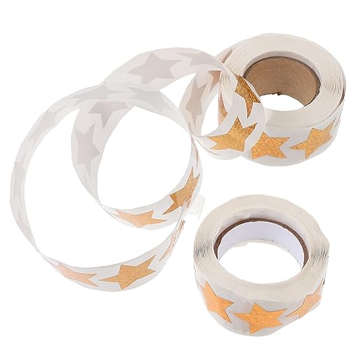 HOMOCONO 2 Rollen Holographische Stern Aufkleber Gold Aluminiumfolie Diy Sticker für Scrapbooks Journale Planer Dekoration Sichere Materialien für Bastelprojekte und Geschenke HOMOCONO 2 Rollen Holographische Stern Aufkleber Gold Aluminiumfolie Diy Sticker für Scrapbooks Journale Planer Dekoration Sichere Materialien für Bastelprojekte und Geschenke von HOMOCONO