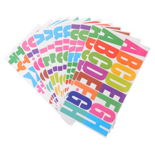 HOMOCONO 2 Sätze Buchstaben Aufkleber Selbstklebend Mehrzweck Briefkasten Namensschild Dekoration für Schilder Fenster Klassenzimmer Büro HOMOCONO 2 Sätze Buchstaben Aufkleber Selbstklebend Mehrzweck Briefkasten Namensschild Dekoration für Schilder Fenster Klassenzimmer Büro von HOMOCONO