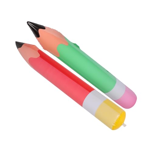 HOMOCONO 2 Stück Aufblasbare Riesen Bleistift Deko PVC Buntstift Grün und Rot für Schulparty Foto Requisiten Klassenzimmer Dekoration Leicht und Wiederverwendbar HOMOCONO 2 Stück Aufblasbare Riesen Bleistift Deko PVC Buntstift Grün und Rot für Schulparty Foto Requisiten Klassenzimmer Dekoration Leicht und Wiederverwendbar von HOMOCONO
