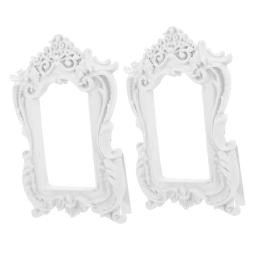 HOMOCONO 2 Stück Vintage Resin Bilderrahmen Mini Retro Fotorahmen für Diy Fotodekoration für Hochzeiten Zuhause Hotels und Kreative Anlässe HOMOCONO 2 Stück Vintage Resin Bilderrahmen Mini Retro Fotorahmen für Diy Fotodekoration für Hochzeiten Zuhause Hotels und Kreative Anlässe von HOMOCONO