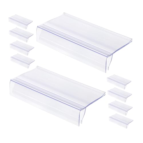 HOMOCONO 20Stücke Transparente Etikettenhalter für Preisschilder Kunststoff Regalständer für Supermärkte Einfache Etikettenverwaltung für Apotheken und Einzelhandel HOMOCONO 20Stücke Transparente Etikettenhalter für Preisschilder Kunststoff Regalständer für Supermärkte Einfache Etikettenverwaltung für Apotheken und Einzelhandel von HOMOCONO