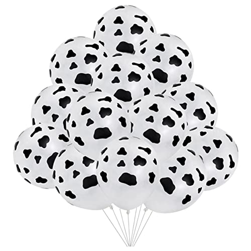 HOMOCONO 25 Stück Kuh Luftballons mit Lustigem Kuh Design für Kindergeburtstagsfeiern und Cowboy Themen Dekoration für Partys und Besondere Anlässe HOMOCONO 25 Stück Kuh Luftballons mit Lustigem Kuh Design für Kindergeburtstagsfeiern und Cowboy Themen Dekoration für Partys und Besondere Anlässe von HOMOCONO