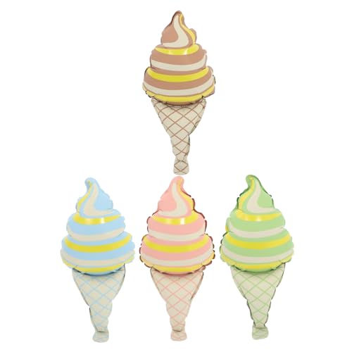HOMOCONO 4 Stück Ballondekoration 3D Eiscreme Ballon Kreative Geburtstagsballons Cartoon Eiscreme Filmballons Eiscreme 3D Ballons Dekorative Eiscreme Ballons Partyballons Gefälligkeiten HOMOCONO 4 Stück Ballondekoration 3D Eiscreme Ballon Kreative Geburtstagsballons Cartoon Eiscreme Filmballons Eiscreme 3D Ballons Dekorative Eiscreme Ballons Partyballons Gefälligkeiten von HOMOCONO
