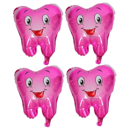 HOMOCONO Süße Babyparty-dekoration 4-teiliger Zahnballon Aufblasbare Partydekoration Aus Aluminiumfolie für Geburtstagsfeiern HOMOCONO Süße Babyparty-dekoration 4-teiliger Zahnballon Aufblasbare Partydekoration Aus Aluminiumfolie für Geburtstagsfeiern von HOMOCONO