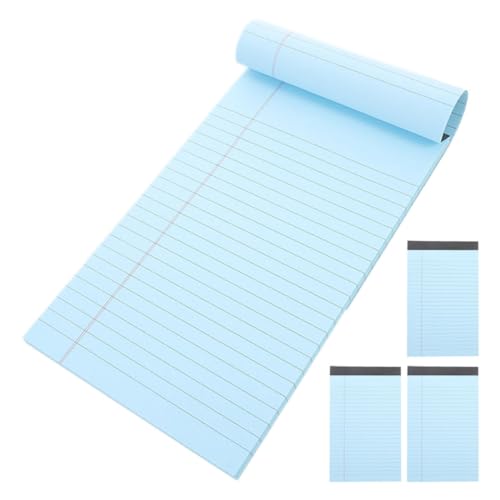 HOMOCONO 4 Stück Teiliges Notizbuch Set mit Abreißbaren Seiten Liniertes Notizblock für Büro und Schule Memo Notizbuch für Organisation und Planung Blau HOMOCONO 4 Stück Teiliges Notizbuch Set mit Abreißbaren Seiten Liniertes Notizblock für Büro und Schule Memo Notizbuch für Organisation und Planung Blau von HOMOCONO