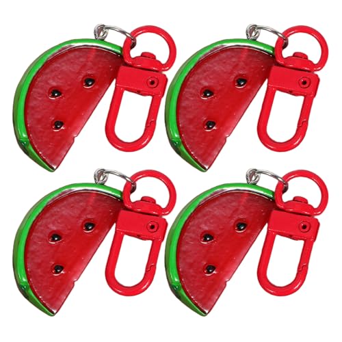 HOMOCONO 4 Stück Wassermelonen Schlüsselanhänger Stylischer Tragbarer Frucht Anhänger aus Hochwertigem Resin Einzigartige Accessoires für Taschen und Schlüssel für Frauen HOMOCONO 4 Stück Wassermelonen Schlüsselanhänger Stylischer Tragbarer Frucht Anhänger aus Hochwertigem Resin Einzigartige Accessoires für Taschen und Schlüssel für Frauen von HOMOCONO