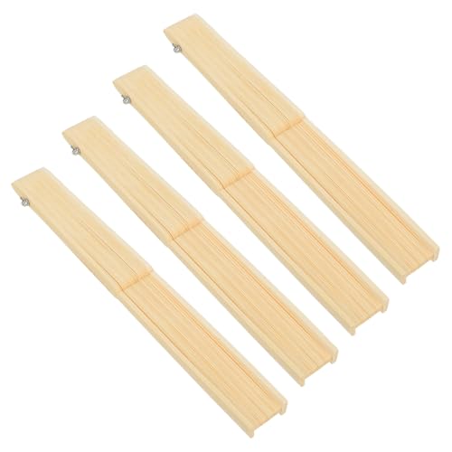 HOMOCONO 4 Teiliger Chinesischer Fächerrahmen Faltbarer Fächerrahmen Zum Herstellen Von Faltbaren DIY Handmaterial Handreparaturset Für Kunsthandwerk Handgefertigte Accessoires von HOMOCONO